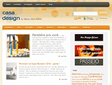 Tablet Screenshot of casacomdesign.com.br